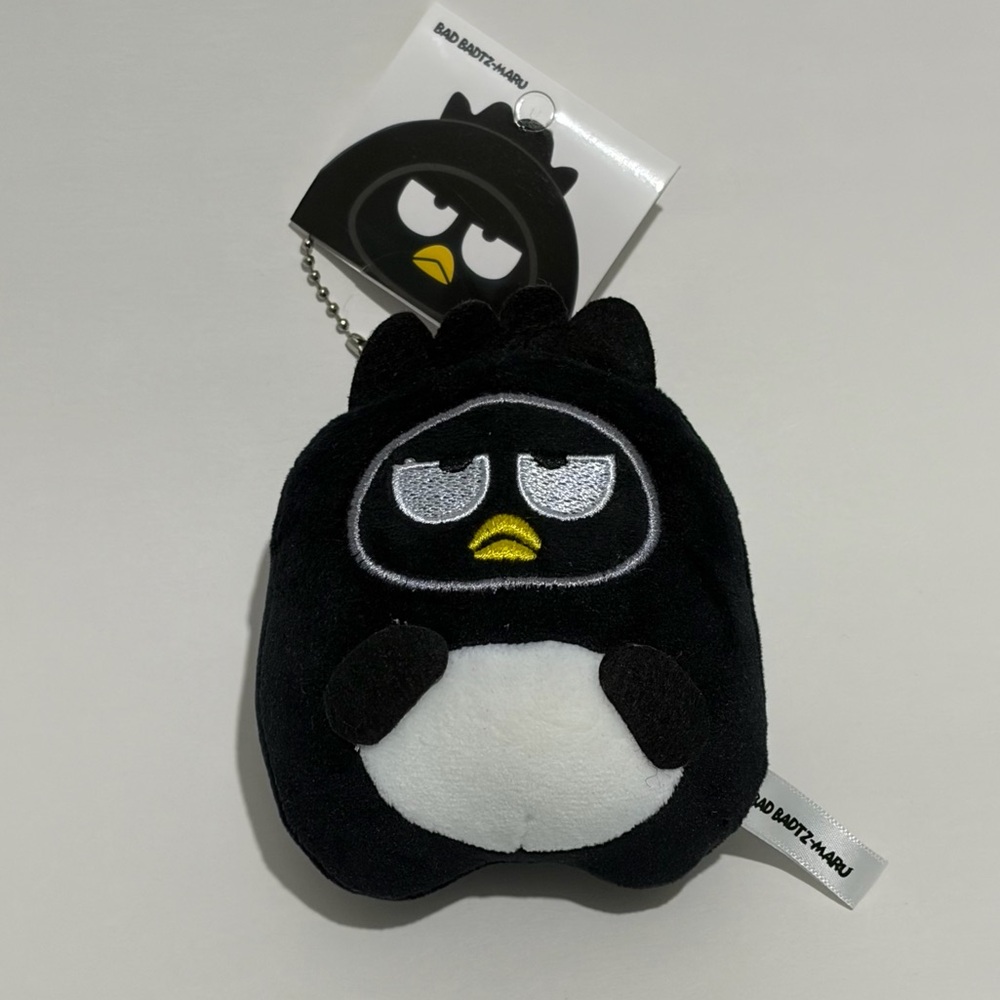 Sanrio Black and White Badtz-Maru Keychain
